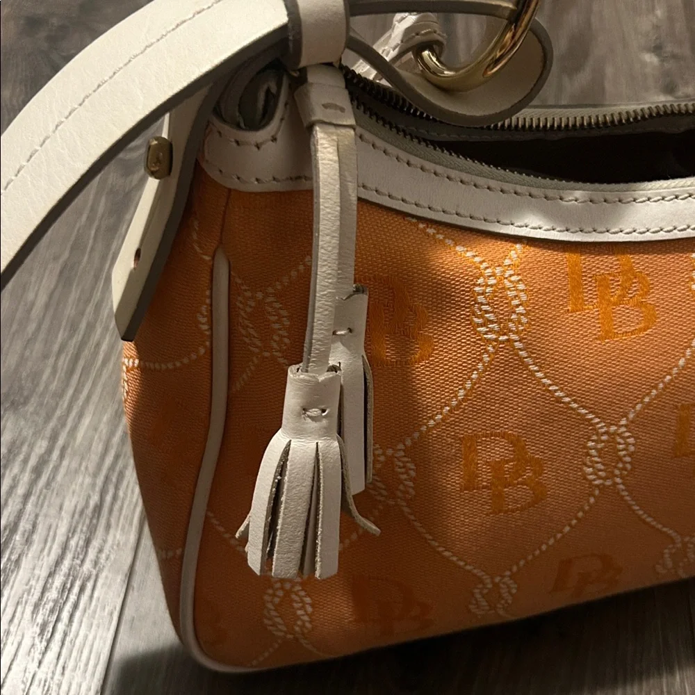 Dooney & Bourke‎ Orange and Tan Shoulder Bag